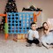 Costway 4-in-A Row Giant Game Set w/Basketball Hoop for Family